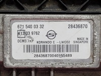 코란도C 중고품 ECU (구매전전화) 671 540 03 32 / 6715400332 : 차차 모터스