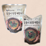 올갱이해장국 500g 5+1팩 된장 캠핑 제철 음식 : 시스뜨라
