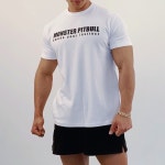 몬스터핏불 남자 머슬핏 프리미엄 짐웨어 반팔 티셔츠 2color : 몬스터핏불