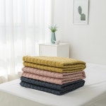 꽃무늬 미끄럼방지 침대패드 이불깔개 부드러운 워싱 패드 : 나무요일