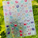 쫀득몬스터 쫀득만두 to2954 네일스티커 셀프젤네일 스톤파츠 큐빅웨딩 : 네일앤드