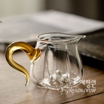 [다도 다기] 예향원 핸드메이드 수정유리 골드핸들 공도배 숙우 P-8126 : 예향원