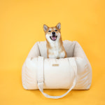 개과천선 레더 가죽 강아지 카시트 방수 고급 드라이빙킷 차량용품 외출 여행 다견다묘 시트 : 개과천선스토어