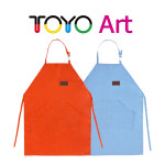 토요 미술용 앞치마 소(M) TOYO 다용도 작업용 : 홍익아트문구센터