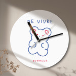 [퍼니즈] 플라잉도그 드로잉 무소음 원형 벽시계 / 국내제작 미드센추리 : 퍼니즈