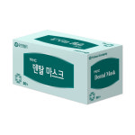 유한킴벌리 덴탈마스크 블루 국산 식약처허가 의약외품 일회용 50매 : 닥터맘오가닉