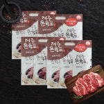 고려식품 제주돼지 돈육포 240g x 4개 (80gx12개) 숯불구이맛 돼지고기 대용량 : 굿딜하우스
