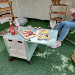 랄라 Premier L테이블 접이식카트 장바구니캐리어 시장 박스 손수레 마트 쇼핑카트 : 오늘도 랄라