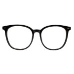 큰 오버사이즈 얇은 남자 여자 뿔테 안경 블루라이트 차단 투명 안경테 : 페이스오프안경