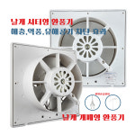 환풍기 HV-200 자동셔터식 자동걔폐형 벽부형 흡연실 식당 업소용 창문형 국산 : 주 형제종합전기