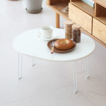 데일리 다용도 접이식 라운드 테이블 밥상 4인용 6인용 좌식 손님상 교자상 식탁 집들이 : 리빙코디