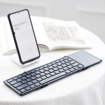 아이노트 X-Folding Touch Plus 블루투스 접이식 키보드 블랙, 팬터그래프(Pantograph) : 퓨전에프앤씨