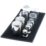 바매트 15x30cm소형 커피매트 드라잉 식기건조 카페 서비스테이블 칵테일 탬핑 커피머신 : 카페마트