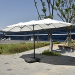 테라스 파라솔 카페 술집 바 야외 바깥 자리 그늘막 : 플로앗