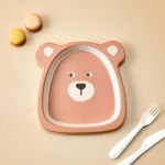 [모던하우스] 사파리월드 곰 뱀부파이버 접시 / KI0223003 : 2001 중계점 모던하우스