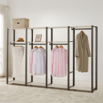 우드빌 드레스룸시스템행거 옷장 G6045/G8045 화이트오크 : 우드빌 드레스룸가구