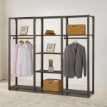 우드빌 드레스룸시스템행거 옷장 G6033/G8033 그레이 : 우드빌 드레스룸가구