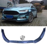 고품질 탄소 섬유 앞 범퍼 립 스플리터 자동차 링 포드 Mondeo 바디 키트 2013-2016 : 더큰행복8