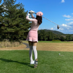 테크스킨 여성 힙 업 니하이 UV 자외선차단 몸매보정 골프 스타킹 투톤_화이트 : 테크스킨 브랜드스토어