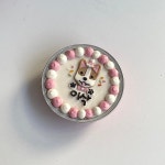 [강아지케이크] 강아지 생일케이크 커스텀 미니보틀케이크  (9cm) : 우주의행성