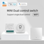 CORUI EWeLink 와이파이 16A 미니 스마트 스위치 지원 2 방향 제어 타이머 무선 홈 자동화 Alexa Google : 에스제이닷