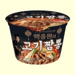 백종원의 고기짬뽕 컵라면 105g 4개 : 쇼핑사거리