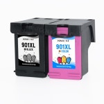 HINICOLE 901XL 프린터 잉크 카트리지 901 Xl HP901XL HP Officejet 4500 J4500 J4524 J4530 J4540 J4550 J4580 J45 : 디아이닷