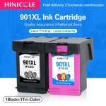 HINICOLE 901XL 프린터 잉크 카트리지 901 Xl HP901XL HP Officejet 4500 J4500 J4524 J4530 J4540 J4550 J4580 J45 : 디아이닷