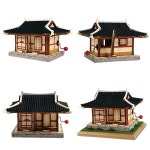 기와집 모형 오르골 미니 수동 뮤직 박스 인테리어 : Allmine