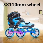 3x110mm 인라인 스피드 스케이트 어린이용 90mm 110mm PU 합금 CNC 베이스 탄소 섬유 롤러 스니커즈 스포츠 엔터테인먼트 아 : 깡통마켓몰