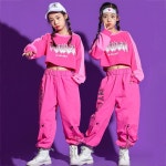 힙합옷 소녀 재즈 댄스 의상 힙합 치어 리더 공연 의류 스트리트 정장 키즈 모던 무대 착용 SL5649 : 깡통마켓몰