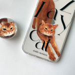 낮잠 고양이 케이스 반려묘 커플 케이스 맥세이프 케이스 : 목스녹스 스튜디오
