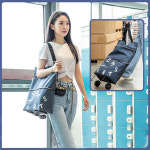 끌고다니는장바구니 끄는 바퀴 접이식 경량 시장 가방 : 재미나몰