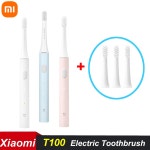 샤오미호환 미지아 T100 음파 전동 칫솔 성인용 초음파 자동 USB 충전식 IPX7 방수 : 에스제이닷