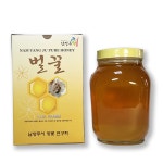 천연벌꿀 숙성벌꿀 양봉 꿀 2.4kg 1.2kg 천연생화분 1kg : 정안양봉