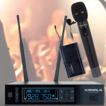 카날스 무선마이크 MW-710 공연용 강의용 보컬 교회 무선 핸드마이크 : 그린라이브