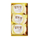 LG 알뜨랑 오리지널 비누 140g x 3개입 노랑 세수 비누 : 새빛유통