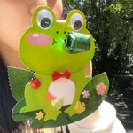 봄만들기 컬러링 개구리피리 종이피리만들기 여름 도토리클래스 개구리 종이 피리 5세트 : 도토리클래스