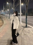 데일리 인조 가죽 자켓 미국 거리 봄 재킷 가을 탑 : W 컴퍼니