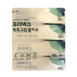 크리넥스 에코그린 생분해 물티슈 캡형 70매 x4개 : 유피몰