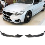 34 시리즈 자동차 앞 범퍼 스플리터 BMW F80 2014 - 립 플랩 에이프런 탄소 섬유 : 더큰행복8
