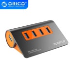 ORICO 4 포트 USB 3.1 Gen2 허브 10Gbps 알루미늄 12V 전원 어댑터 포함 OTG 분배기 확장 컴퓨터 주변기기 : 에스아이Mall