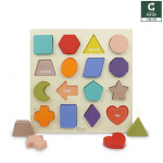 [가베가족] 톡톡 도형퍼즐 KS4109 : 가베가족