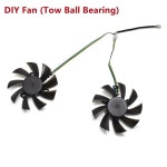 85MM 4Pin 2 볼 베어링 쿨링팬  사파이어 R9 270/280/280X/285/HD7850/7870/7950/7970 비디오 카드 쿨러 DIY : 날로컴퍼니