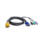 ATEN(에이텐) 2L-5303UP 3M, USB VGA KVM 케이블 with PS/2 to USB 컨버터 내장 3 in 1 SPHD : 마을상상