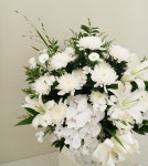 군포지샘병원 장례식장 영정 근조 국화 꽃바구니 빠른배송 : 자매의뜰플라워