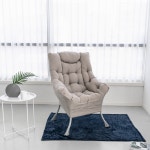 리빙앤모어 릴렉스 밀란소파 1인용쇼파 수유의자 편안한 푹신한 안락의자 : 리빙앤모어