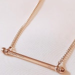 스틱패션목걸이(14K 4.3g GDR-J1657) : gemflower