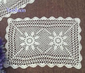 플리마켓테이블보 행사용테이블보 현대 화이트 코튼 침대 테이블 러너 커버 벽난로 크로 셰 뜨개질 레이스 수제 플레이스 매트 크리스마스... 