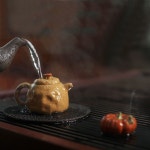 명품 자사호 100cc 의흥 단니 영지공춘호 차 주전자 : 차의 정원